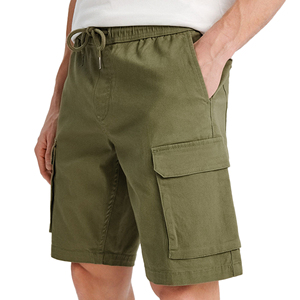 Shorts cargo Olive avec cordon de serrage à la taille – Confort, utilité et style au quotidien, Fabricant de shorts décontractés et fonctionnels - Product Image 1