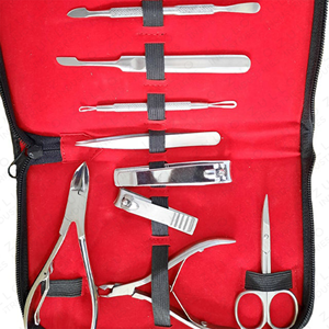 Durable Stainless Steel Nail Grooming Kit Manicure <b>Pedicure</b> <b>Set</b> with Portable Storage Box Wholesale OEM - Product Image 6