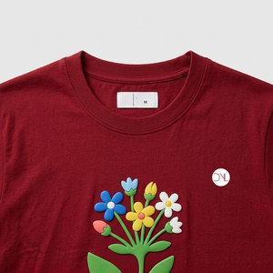Camiseta Moderna con Estampado en Relieve para Hombre, Top Casual de Algodón con Detalle de Estampado en Relieve Único, Ideal para la Moda Urbana Diaria - Product Image 4