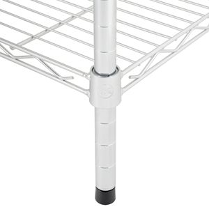 Heavy Duty 3-<b>Tier</b> Chrome Wire <b>Shelving</b> Rack Adjustable NSF Multipurpose Storage for Kitchen Living Room Shoes 750lbs Capacity - Product Image 4
