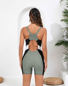 Maillot de bain une pièce pour femme, séchage rapide, effet ventre plat, avec bretelles réglables, pour la plage - Product Image 5