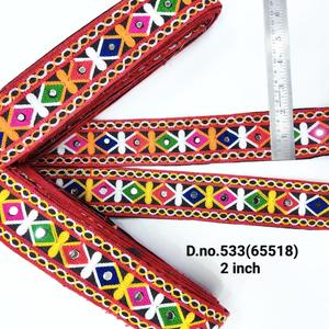 Es suave, duradero y adecuado para vestidos de Navratri y Garba que lucen lujosos. - Product Image 2
