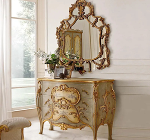 Juego de Muebles de Dormitorio de Lujo de Alta Calidad, Tamaño King, de Madera de Caoba, con Diseño Europeo Antiguo, con Almacenamiento, para Apartamentos, Hoteles y Villas - Product Image 6