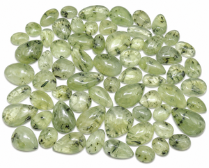 Proveedor Confiable de Cabujones de Prehnita Natural, Piedras Preciosas Sueltas al por Mayor |   Piedras de Prehnita Verde para Joyería, Formas Mixtas al por Mayor - Product Image 1