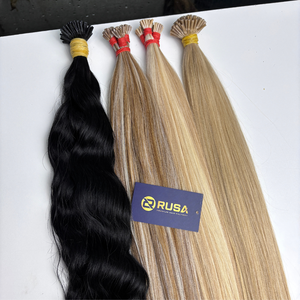 Extensiones de Cabello Virgen Vietnamita RUSA con Puntas I-Tip, a Granel, de Una Sola Pieza, con Puntas Completas, Compatibles con HD, Lisas - Product Image 5