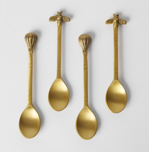 Cuillère à dessert en laiton au design exclusif, motif fleur/animal, couverts en laiton, cuillère à dessert, meilleurs prix - Product Image 6