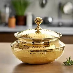 ชุดหม้อหุงต้ม 2 ใบ สำหรับใช้ในบ้าน โรงแรม หรือร้านอาหาร ทำจากทองแดงเกรดอาหาร - Product Image 2