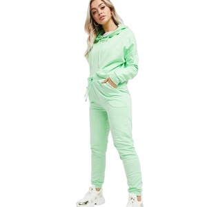 High Quality Wholesale Women's Pullover Hoodie With <b>Matching</b> <b>Jogger</b> Pants Streetwear Tracksuits <b>Set</b> - Product Image 1