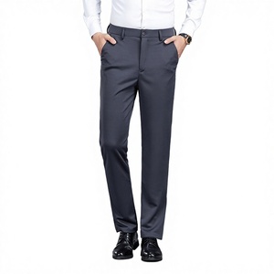 Pantalon Capri Décontracté Homme 2026 en Tissu Peigné Multicolore Mi-Épais à Taille Élastique Teint Uni - Product Image 2