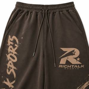 Men's baggy <b>trouser</b> <b>Elastic</b> <b>Waist</b> Drawstring Sweatpants Sublimation Printed Breathable Polyester Sporty Style Autumn Wear - Product Image 4