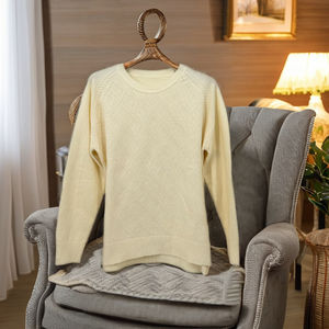 เสื้อสเวตเตอร์แบบสวมหัวสำหรับผู้หญิงเสื้อสเวตเตอร์แบบถักแขนยาวสไตล์ลำลองคุณภาพสูง - Product Image 1