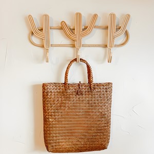 Gancho montado en la pared en forma de cactus, ganchos colgantes de pared de ratán, venta al por mayor de fábrica de Vietnam, el precio más barato - Product Image 5