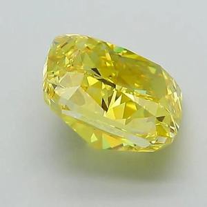 Vibrant Fancy Yellow <b>Cushion</b> Cut Loose Diamond VS1 Certified 2 Carat Gemstone for Wholesale Jewelry Making and Custom Design - Product Image 2