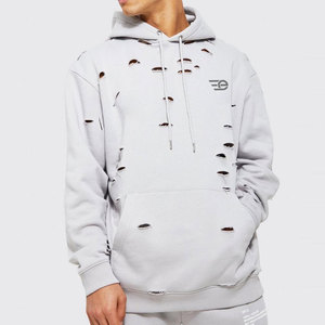 Sudaderas con Capucha para Hombre, Estilo Desgastado, Suaves, Casuales, de Moda Urbana, para Uso Diario - Product Image 1