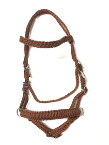 Brida de Nailon Resistente para Caballo con Riendas Ajustables, Ligera, para Equitación, con Herrajes Fuertes, para Entrenamiento Estable y Uso Diario - Product Image 3
