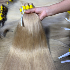 Wholesale Virgin Vietnamese Super Double Drawn Human Hair Bulk 100% Natural Soft Smooth <b>Tangle</b> Free Natural Hair Color Perm - Product Image 1