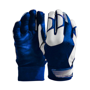 <b>Baseball</b> Batting <b>Gloves</b> Adjustable Comfortable Fit Leather Material Lightweight Durable Breathable Design - Product Image 6