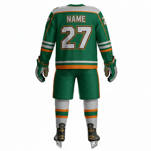 ชุดยูนิฟอร์มฮอกกี้น้ำแข็งแบบขายส่ง OEM |   เสื้อฮอกกี้ตาข่ายระบายอากาศพร้อมโลโก้แบบกำหนดเอง |   ชุดทีมเปล่า - Product Image 2