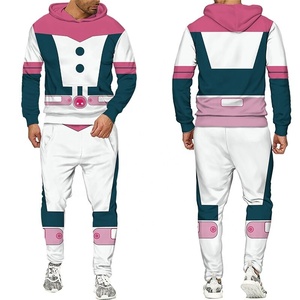 Ensemble Sweat à capuche et pantalon de survêtement pour hommes, haut de gamme, bon marché, 2 pièces imprimées, pull épais, survêtement de poche kangourou rembourré, offre spéciale - Product Image 3
