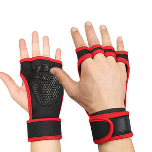 Exercise Non Slip <b>Weight</b> Lifting Fitness Gloves Training Fitness for Men Women Black Pink Gym Accessories Adjustable Gloves - Product Image 1