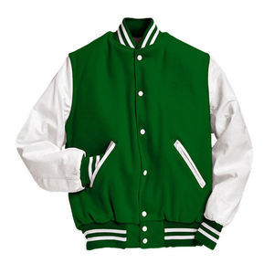 Custom Made Letterman Baseball <b>Jacket</b> <b>Leather</b> Sleeves Wool Custom Baseball Letterman - Product Image 5