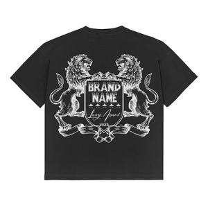 Camisetas de Hombre de Primera Calidad, Totalmente Personalizadas, 2026, 100% Algodón, Cuello Redondo, Corte Holgado, Precios al por Mayor - Product Image 2