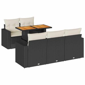 Black Garden <b>Sofa</b> <b>Set</b> - Product Image 2