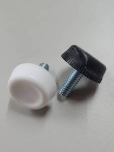 White Plastic Screw Cap Cover for Furniture <b>Hardware</b> Protection - Product Image 2