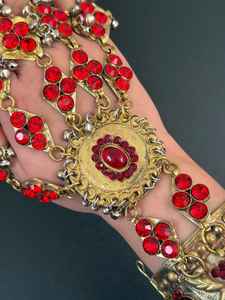 Bracelet afghan fait main de haute qualité, design personnalisé et magnifique, ensembles de bijoux vintage plaqués argent pour mariage 2026 - Product Image 3