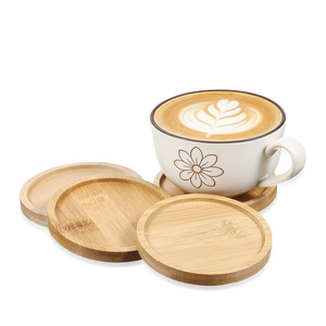 Sous-verres en bois écologiques faits à la main, sous-verres décoratifs en bois, magnifiques sous-verres en acacia à prix abordable - Product Image 4