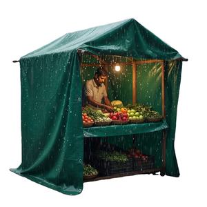 Bâche de marché imperméable et résistante aux UV, pare-pluie et coupe-vent, sur mesure - Product Image 1