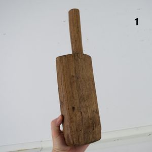 เขียงไม้โบราณแบบดั้งเดิม: ของตกแต่งครัวทำมือสไตล์วินเทจ - Product Image 2