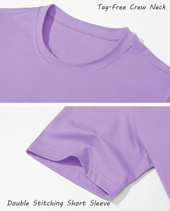 Camisetas de Cuello Redondo para Hombre, de Poliéster/Algodón, Manga Corta, Tejido de Punto, Logotipo Frontal Serigrafiado, Ecológicas, de Secado Rápido - Product Image 5