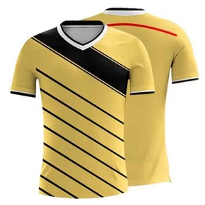 Chemise décontractée sportive pour homme, rouge et bleue, unie, à double boutonnage, sans col, imprimée par sublimation, à manches courtes, tricotée, séchage rapide, 100% coton - Product Image 2