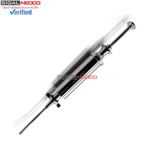 Jeringa de Irrigación Dental de 8.25 Pulgadas con Punta Curva, Instrumento Quirúrgico de Acero Inoxidable, Herramienta de Irrigación Dental Reutilizable - Product Image 3