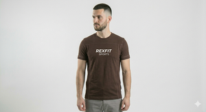Camisetas de Punto de Manga Corta Casuales para Hombre, 100% Algodón, Color Rojo Sólido, Estampado a Rayas Negro, Diseño de Logotipo Personalizable, Servicio OEM, Verano - Product Image 6
