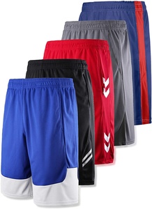 Short de basket-ball en maille pour hommes, vente en gros, été, haute qualité, luxe, polyester, personnalisé, blanc, uni, nouvelle collection 2022 - Product Image 2