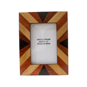 Cadre photo de luxe fait main en os incrusté, style moderne minimaliste vintage bohème élégant et durable, pour la décoration intérieure – USA, Europe, Moyen-Orient - Product Image 1