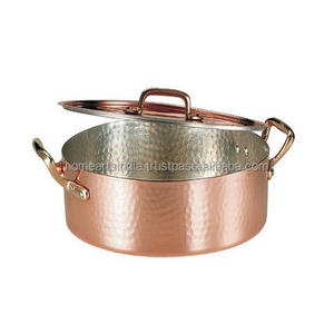 หม้อทำอาหารทองแดงทรงกลมดีไซน์ยอดเยี่ยมสำหรับใช้ในบ้าน - Product Image 6