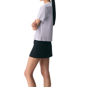 Women Cotton T Shirt Casual Soft Loose Fit Short Sleeve Crew Neck Basic Tee OEM ODM Manufacturer Custom Wholesale Bulk Wear - Product Image 3