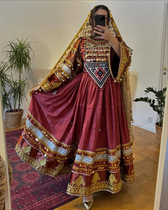 Nouveautés : Robes afghanes tendance pour femmes, manches longues, pour mariage et soirée, respirantes, style Kuchi. - Product Image 4