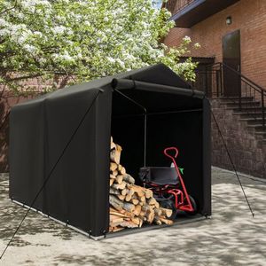 Tenda per Biciclette da Esterno 7 X 5.2FT con Copertura Impermeabile e Porta con Cerniera - Product Image 2