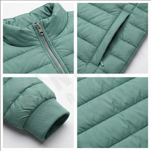 Nueva llegada chaqueta transpirable primavera y otoño cremallera con capucha Puffer de manga larga diseño personalizado Puffer chaqueta moda para hombre - Product Image 4