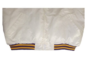 2025 chaqueta universitaria de satén de alta calidad, chaqueta acolchada universitaria de satén de seda bordada personalizada, chaqueta de béisbol - Product Image 6
