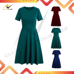 Vestido Largo OUDINA, Estilo Vintage, Veraniego, Transpirable, Ecológico, Tejido Liso Teñido, Casual, Elegante, de Manga Larga, Corte en A - Product Image 3