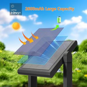 Dusk Dawn IP65 Waterproof Solar Path <b>Light</b> Energy Saving Outdoor Landscape Lantern with <b>Motion</b> Sensor 11606 - Product Image 2