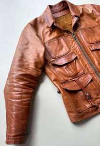 Chaqueta de Cuero para Hombre de Primera Calidad, Color Marrón, Corte Perfecto, Nuevo Estilo, Chaqueta de Cuero para Hombre de Alta Calidad, Color Marrón - Product Image 3