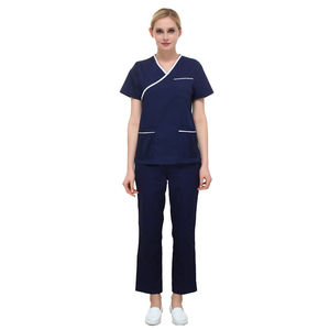Premium Unisex Medical <b>Scrub</b> Set with Jogger Pants Customized Hospital Nursing Uniform Wholesale - Product Image 5