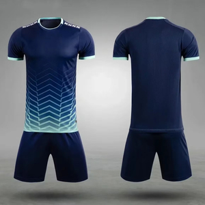Maillot et short de football aux couleurs néon, impression numérique personnalisée, polyester/spandex - Product Image 2