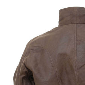 Nouvelle collection 2026 : Blouson aviateur en cuir pour homme, design urbain, logo personnalisé, haute qualité, vintage, manches longues, idéal pour l'hiver - Product Image 4